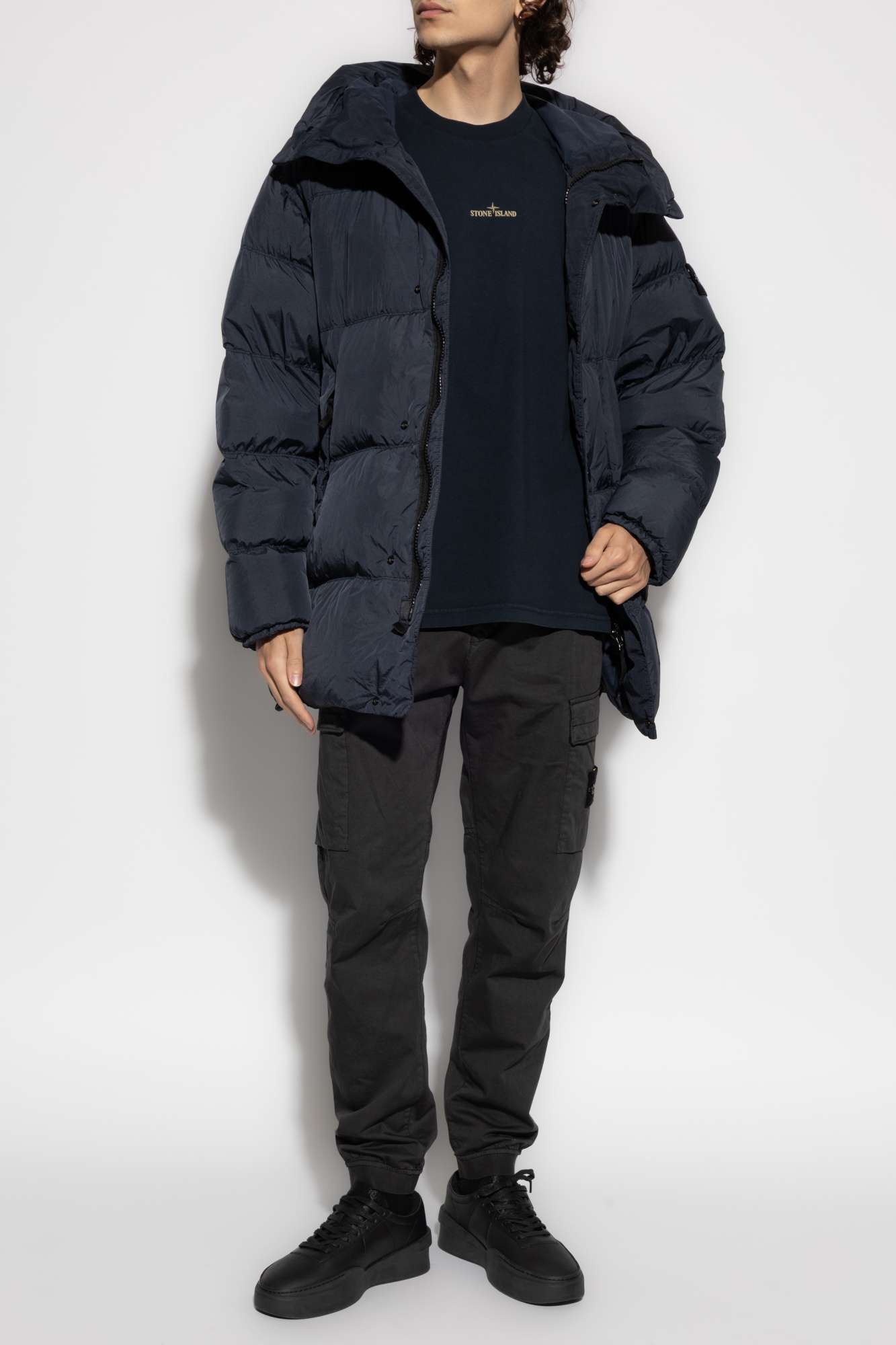 ジャケット・アウター STONE  GARMENT DYED DOWN JACKET M Stone Island 